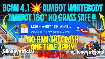 BGMI 4.1 AIMBOT OBB | BGMI 4.1 NO RECOIL CONFIG | BGMI NO RECOIL CONFIG 4.1 [100% Safe No Ban ]