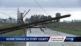 Severe damage in Story County after storms