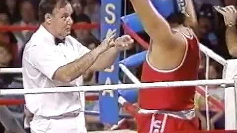KO By Tom Glesby vs Vernon Lanklate  Canadian amat...
