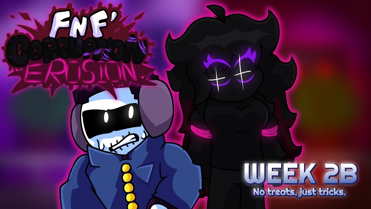 FRIDAY NIGHT FUNKIN' CORRUPTION MOD : WEEK 2B | Corrupt Skid vs Evil GF FULL WEEK !!!