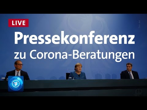 Nach Bund-Länder-Treffen: Merkel, Söder und Müller zu Beratungen über verlängerten Lockdown
