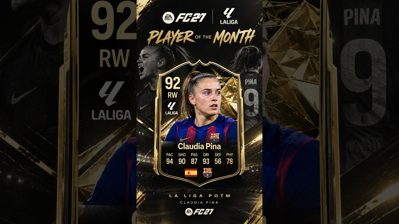 SBC: POTM Liga F Claudia Pina #sbc