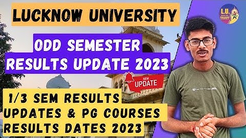 Odd Semester Results Updates Lucknow University | Lucknow University  Results | Lucknow University