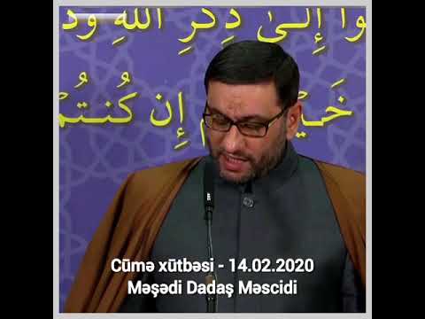 Hacı Şahin Həsənli - Cūmə xūtbəsi. (Vədolunmuş) 2020.