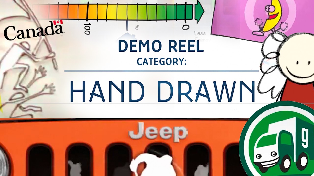 Hand-drawn animation demo reel