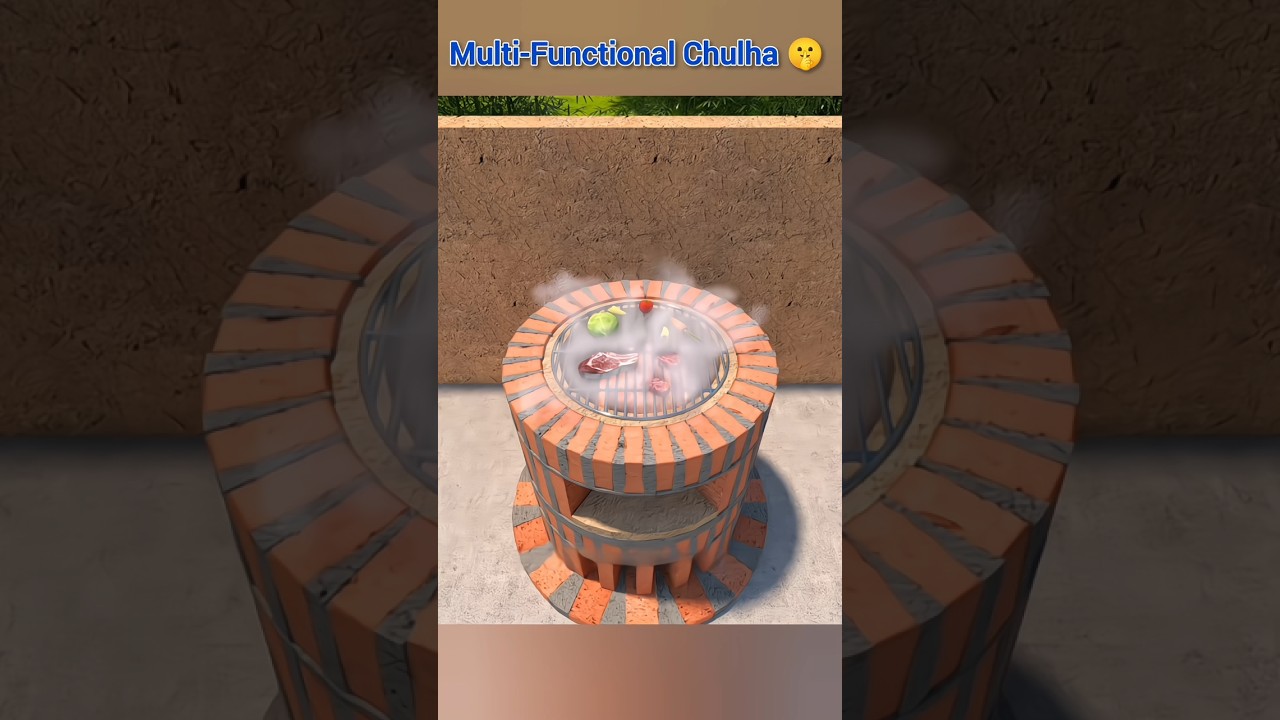 How I Built a Multi-Function Wood Stove at Home! 🤫 