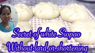 Secret of white siopao without lard / shortening screenshot 4