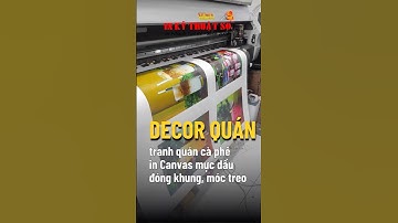 Tranh quán cà phê, quán ăn, ly thức uống, món ăn in Canvas mực dầu bóng - In Kỹ Thuật Số Since 2006