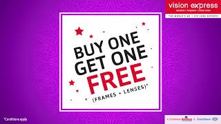 Celebrity Attractive BOGO offers from Vision Express Profile