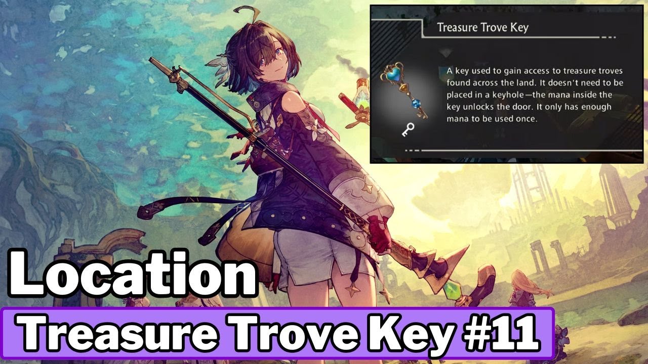 Treasure Trove Key #11 (Near Shrine of Prayer Silenta Meadow - East) - Atelier Yumia