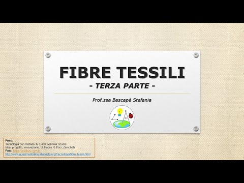 Video: Perché usiamo la fibra artificiale?