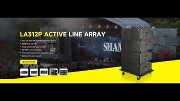 LA312P dual 12 inch 3 way active line array