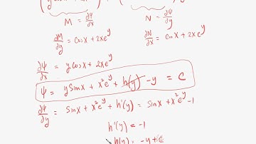 2554 Math 3 lecture 9 Ch 2.6 Exact Equations and integrating factors.avi