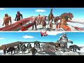 RED Team VS BLACK Team - Animal Revolt Battle Simulator