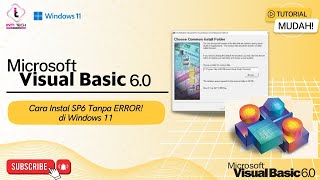 Install #sp6 di #vb6  TANPA ERROR. dijamin #complete !!