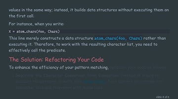 Mastering Pattern Matching in Prolog with Efficient Character List Handling