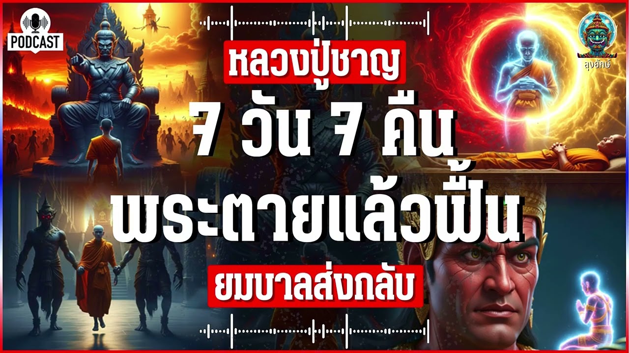 หลวงปู่ชาญ เรื่องจริงที่ถูกบันทึกไว้ มรณภาพ 7 วัน 7 คืน ตายแล้วฟื้น ถูกยมบาล ส่งกลับ | ลุงยักษ์