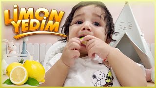 BEBEĞİM İLK KEZ LİMON YEDİ