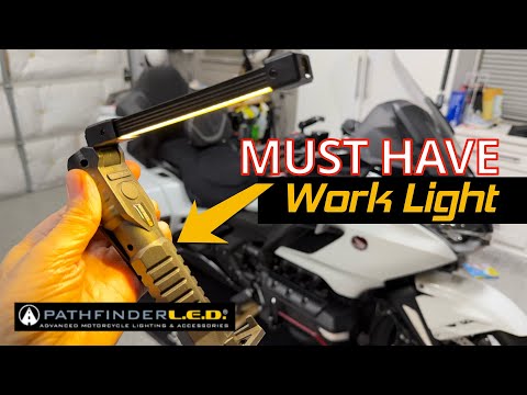 Pathfinder LED Work Light Review — The Best Motorcycle Garage Light Under $30!
