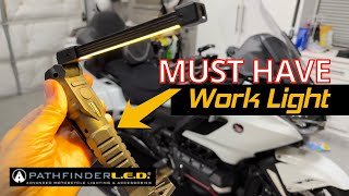 Pathfinder LED Work Light Review — The Best Motorcycle Garage Light Under $30!