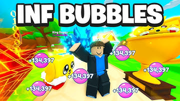 How to Blow INFINITE BUBBLES in Bubble Gum Simulator Infinity!