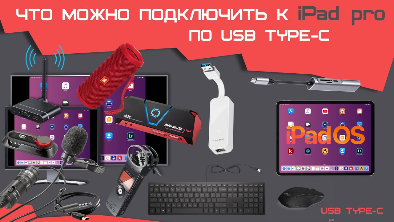 Как подключить к iPad микрофон, мышку, клавиатуру, карту памяти, и многое другое