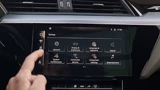 Audi e tron Sportback S Infotainment System | How To Use