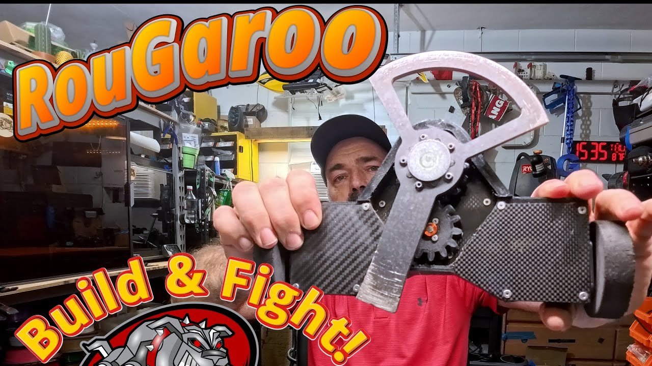 Building and Fighting  Rougaroo!/Combat Robot Build!
