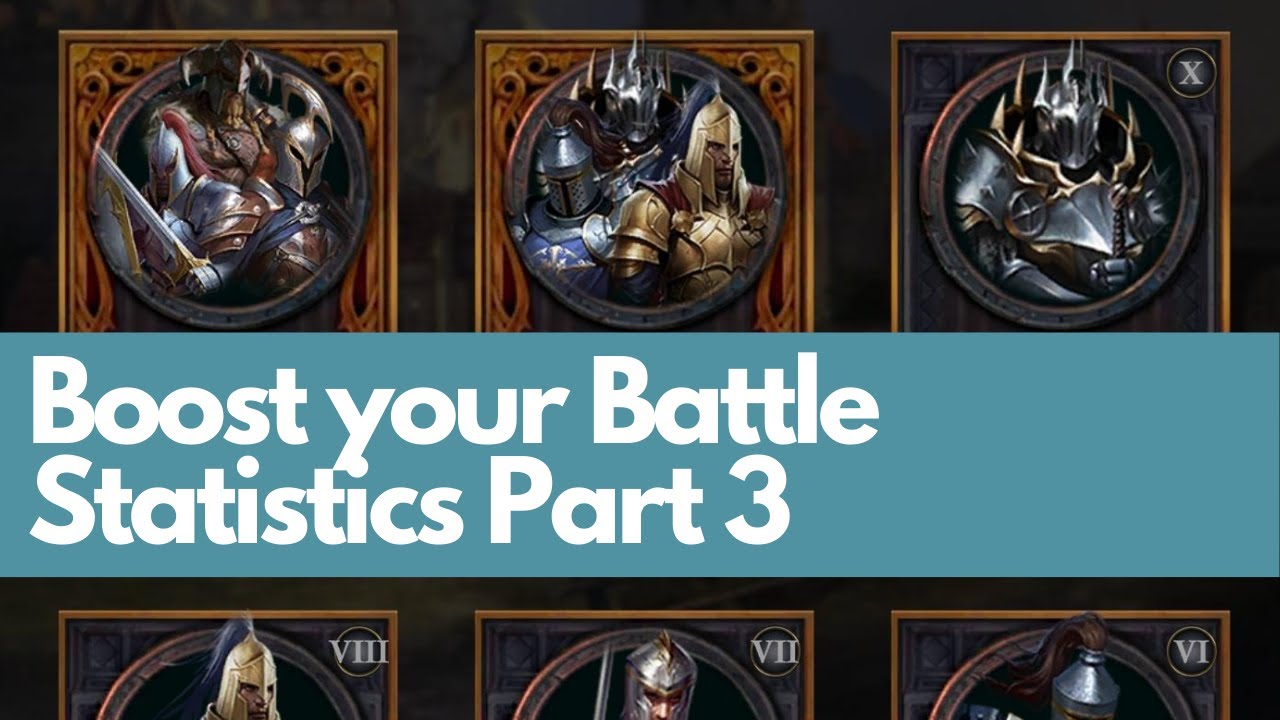 Boost your Battle Stats Part 3 - King of Avalon (July 2020)