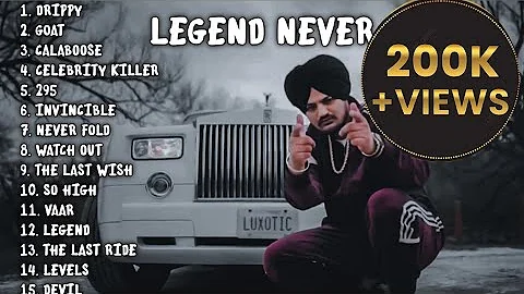 Sidhu Moose Wala Top 10+songs || New Punjabi music 2024 || The Legend Man ||best of Sidhu Moose Wala