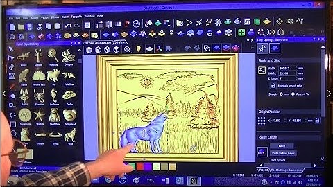 CARVECO (formerly ArtCAM) multiple 3D reliefs on one layer