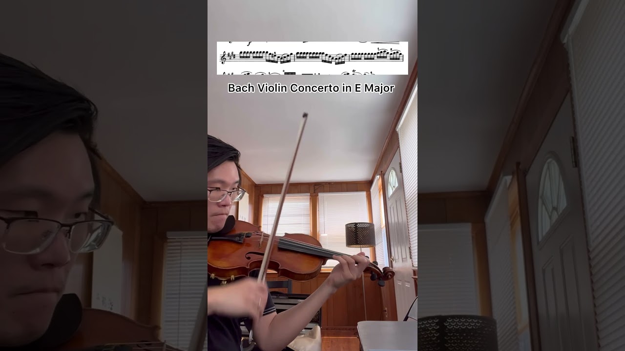 Bach Violin Concerto in E Major #violinst #violin #violinmusic #music #violinconcerto #bach 