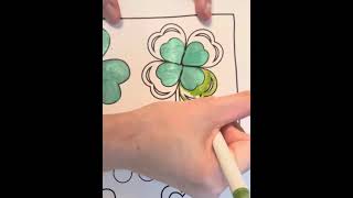 Four Leaf Clover Coloring Wealth