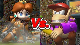 Mario Strikers Charged - Daisy Vs. Diddy Kong