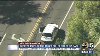 Officer involved shooting suspect allegedly lied to friend to try to get help