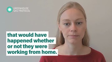 How should companies account for emissions from teleworking?