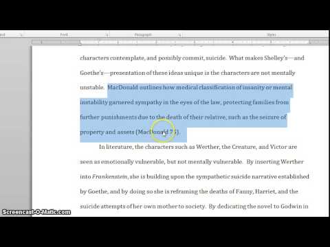 how to do MLA works cited page