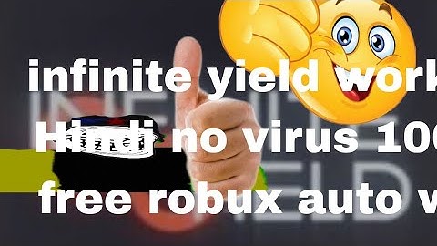 Infinite yield script (pastebin) 2023