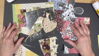 Fearless Friday Scrap Attack ✂️ EASY NO-SEW FABRIC SCRAP IDEA for Your Journal