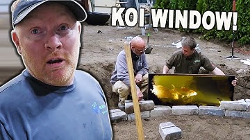 Raised *KOI POND* W/ Window: Tussey Landscaping - Part 1