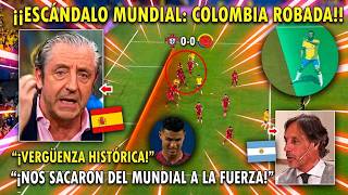 WORLDWIDE SCANDAL! Spanish Journalists EXPLODE after Colombia's Goal DISALLOWED against Portugal