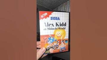Alex kidd Shinobi World Unboxing #asmr #videogames #retrogaming #nostalgia #sega