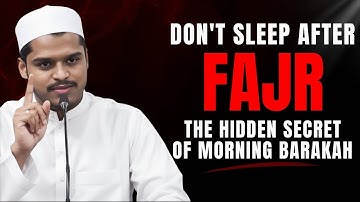 The Secret of Morning Barakah | Why You Shouldn’t Sleep After Fajr | Hisham Abu Yusuf
