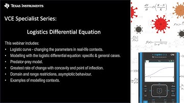 Logistics Equations on TI-nspire | VCE Specialist Mathematics 2023 Series