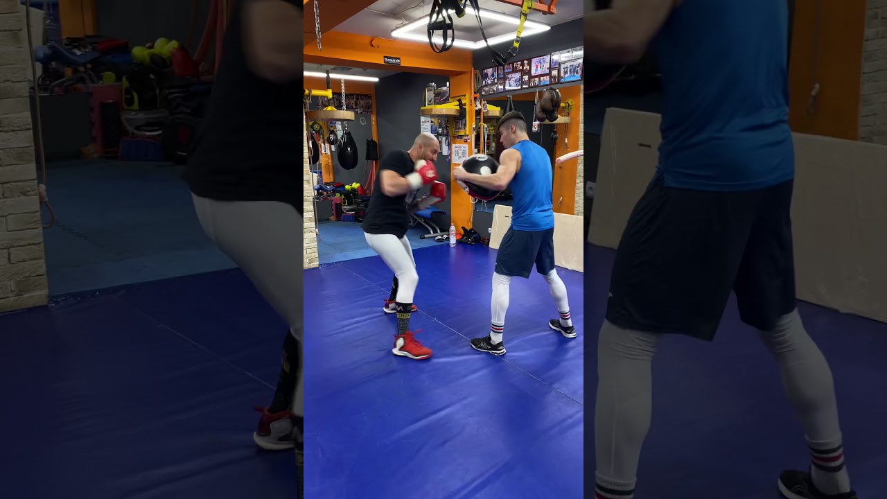 Boxing pads big Hard work algorithm boxing drills