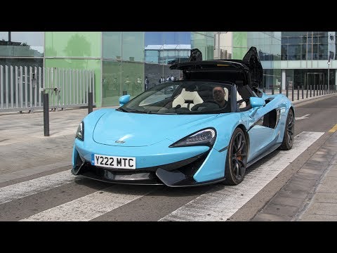 X15 Mclaren 570s Spider Start Up Roof Operation Details And More Youtube