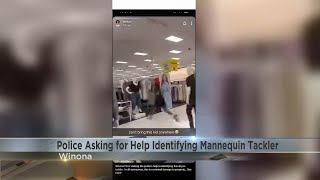 Winona Police Department seeking help identifying "all pro tackler"