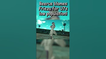 BEERUS BLAMES FRIEZA FOR UNIVERSE 7 LOW POPULATION IN DRAGONBALL SPARKING ZERO! #shorts #dragonball