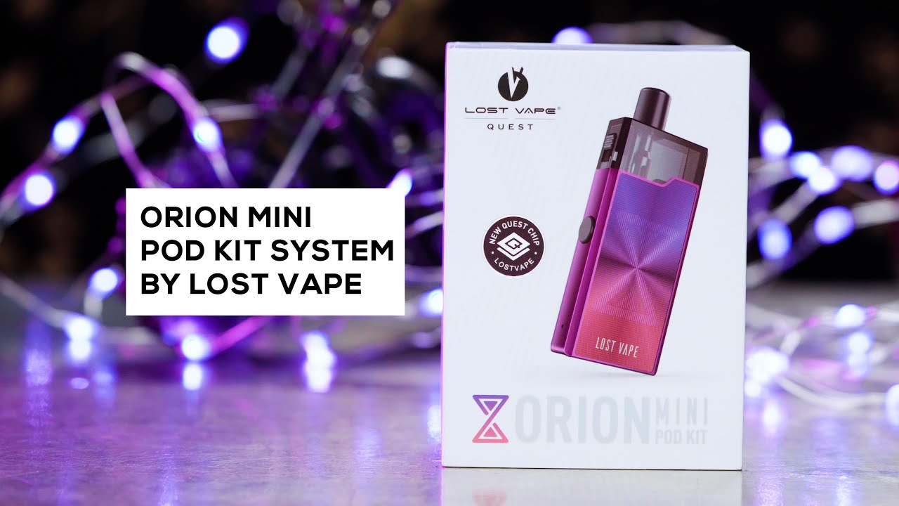 Orion Mini Lost Vape Orion Mini Pod Kit System Presentation & Unboxing - YouTube
