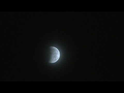 Éclipse lunaire vue